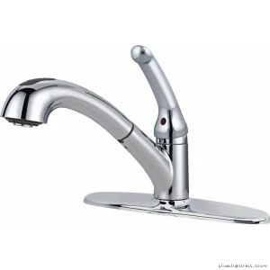 Delta Chrome Pull-Down Kitchen Faucet with Sprayer 469LF