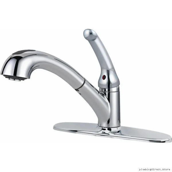 Delta Chrome Pull-Down Kitchen Faucet with Sprayer 469LF