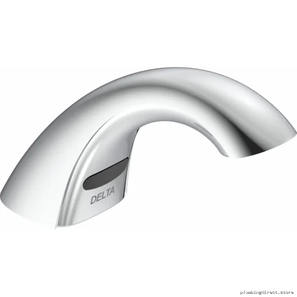Delta Chrome Electronic Bathroom Faucet with Single Hole Battery Operation