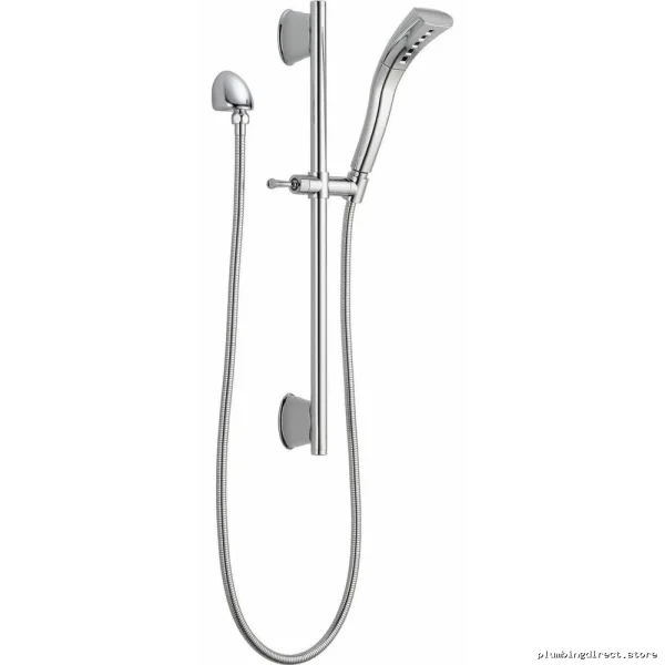 Delta Chrome H2Okinetic Handheld Shower with Adjustable Slide Bar