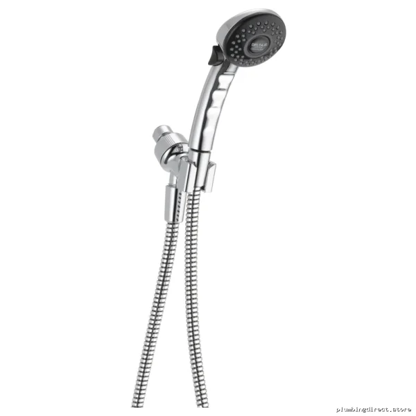 Delta Chrome Handheld Shower Head - Wall Mounted, Easy Installation 59344-B18-PK - Image 2
