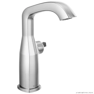 Delta Chrome 676-LHP-DST Handleless Mid-Height Vessel Sink Bathroom Faucet