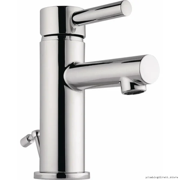 Delta Chrome Kitchen/Bath Single Hole Faucet w/ Water-Saving Straight Spout