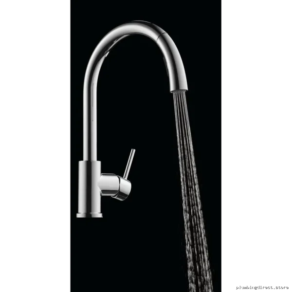 Delta Chrome Pull-Down Kitchen Faucet 1.0 GPM Water-Saving Sprayer 976LF