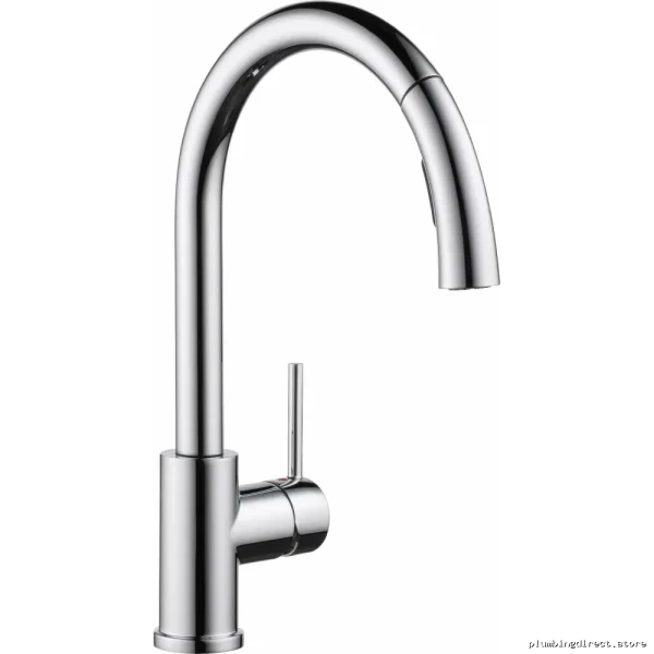 Delta Chrome Pull-Down Kitchen Faucet 1.0 GPM Water-Saving Sprayer 976LF - Image 4