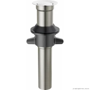 Delta Chrome Push-Pop Drain Stopper Overflow Bath Sink Plug RP101632PC