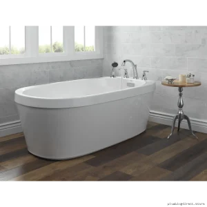 Delta Chrome Roman Tub Faucet with Hand Shower - Woodhurst T4732 Trim
