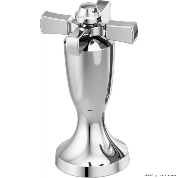Delta Chrome Roman Tub Filler with Cross Handle Wall Mount H570