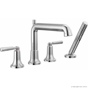 Delta Chrome Roman Tub Trim with Hand Shower - Model T4736