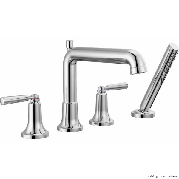 Delta Chrome Roman Tub Trim with Hand Shower - Model T4736