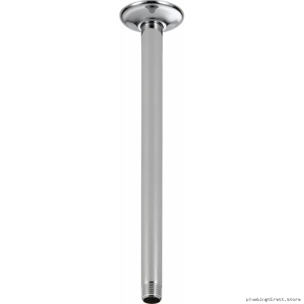Delta Chrome Ceiling-Mounted Shower Arm + Flange