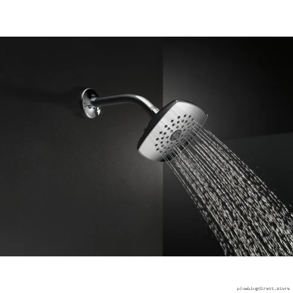 Delta Chrome Raincan Shower Head with Single Spray - Image 2