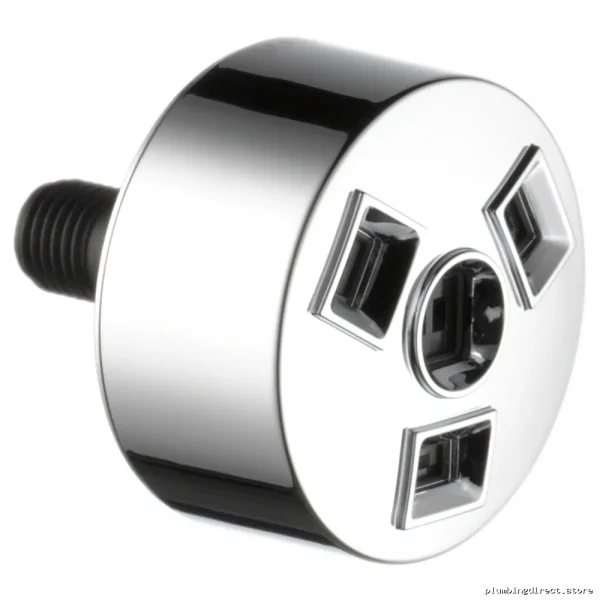 Delta Chrome Shower Head with H2Okinetic Massage Tech HydraChoice - Image 2