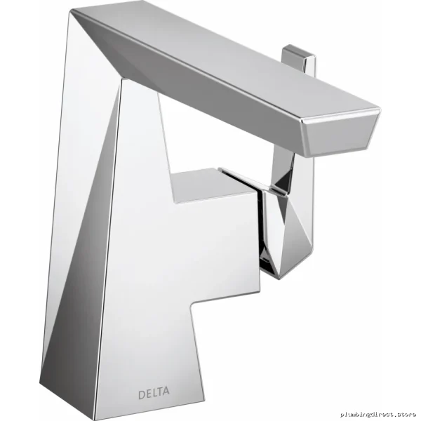 Delta Lumicoat Chrome Bathroom Faucet - Single Hole, No Pop-Up 543-PR-LPU-DST