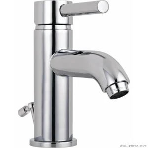 Delta Chrome 0.5 GPM Single Hole Bathroom Faucet Straight Spout 692LF-0.5