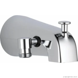 Delta Chrome Tub Spout with Diverter and Hand Shower Connector U1072-PK