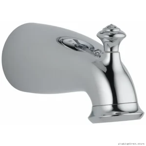 Delta Chrome Tub Spout with Pull-Up Diverter Function - RP42915