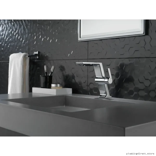Pivotal Sleek Vessel Sink Faucet - Chrome 699-DST Delta - Image 2