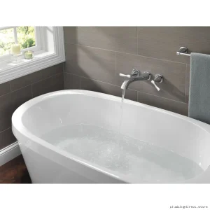 Chrome Wall Mount Tub Filler Trim - T5776-WL Delta