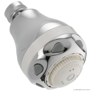 Low-Flow Water Efficient Shower Head - Chrome & White 52671-WC18-BG Delta