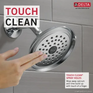 Delta Chrome Woodurst Shower Trim | Sleek Bath Design