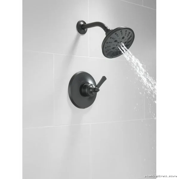 Delta Dorval Monitor 14 Handle-Free Matte Black Shower Trim Kit