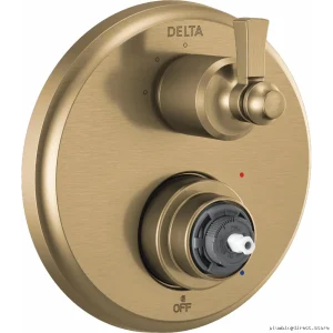 Delta Dorval 14 Series 3-Function Diverter Trim in Champagne Bronze
