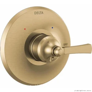 Delta Dorval 14 Series Champagne Bronze Valve Trim T14056-CZLHP No Handle