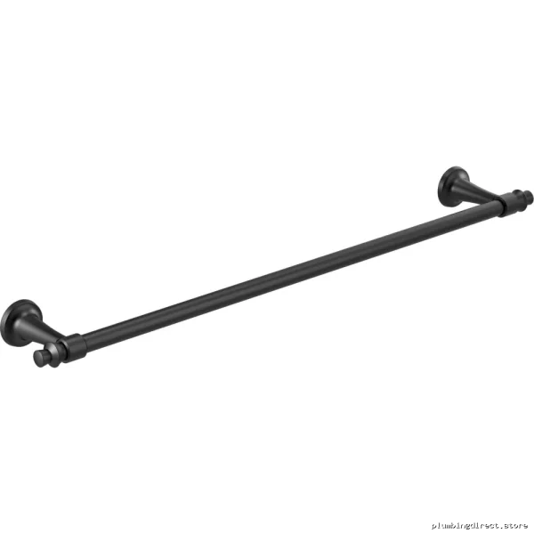 Delta Dorval 24-Inch Matte Black Towel Bar 75624-BL Bathroom Hardware