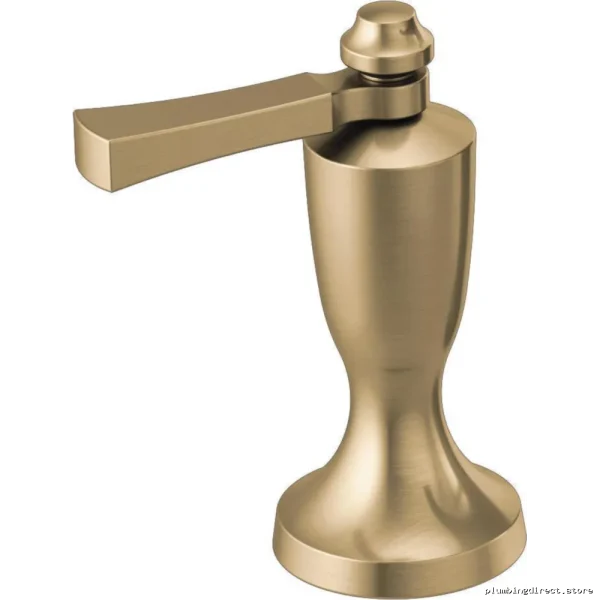 delta dorval lever handle wall mount roman tub filler champagne bronze h series