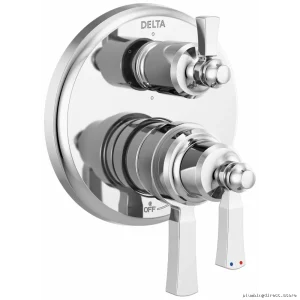 Delta Dorval Monitor 17 Series Shower Valve Trim with 6-Function Diverter - Chrome Finish T27956