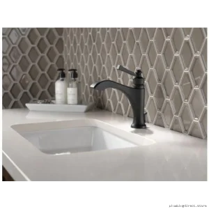 Dorval Single-Handle Faucet Kit in Champagne Bronze Finish - H561CZ Delta Modern Replacement