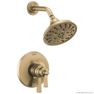 Dorval Monitor Series 17 - Champagne Bronze Shower Trim - T17256-CZ Delta