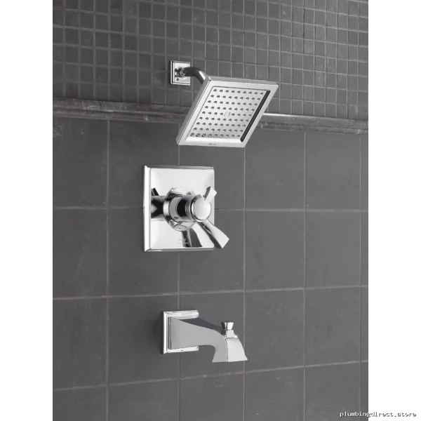 Delta Dryden 17 Series Polished Nickel Shower Trim - Image 3
