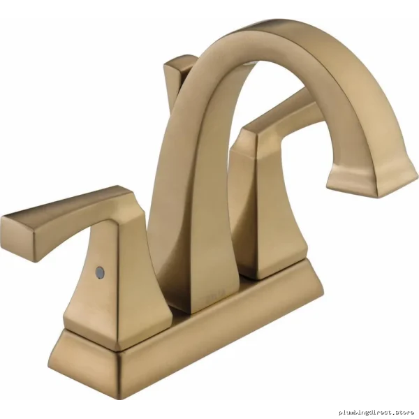 Delta Dryden Champagne Bronze Centerset Bathroom Faucet 2551-CZMPU-DST