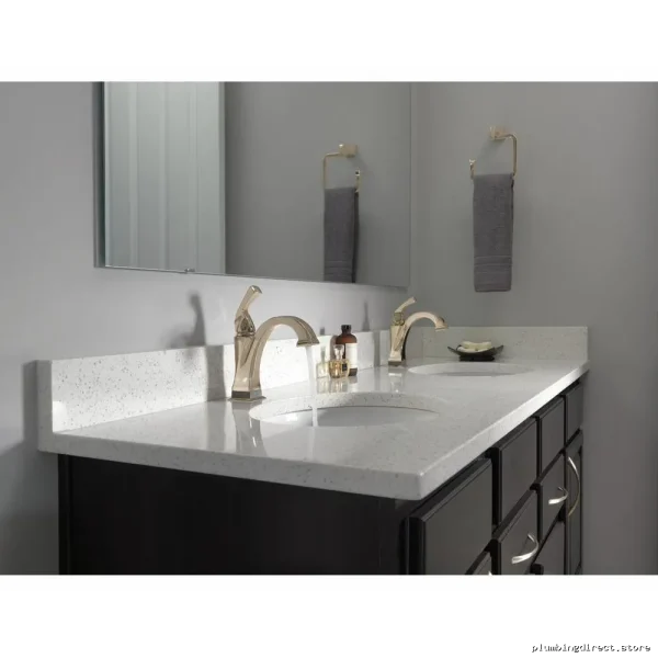 Delta Dryden Bathroom Towel Ring (Polished Nickel Finish) 75146-PN - Image 2