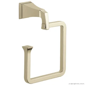Delta Dryden Bathroom Towel Ring (Polished Nickel Finish) 75146-PN