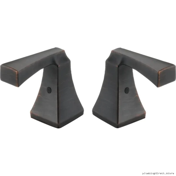 Venetian Bronze Lever Handle Kit (Pair) - Modern Faucet Handles H251RB Delta by Dryden - Image 2