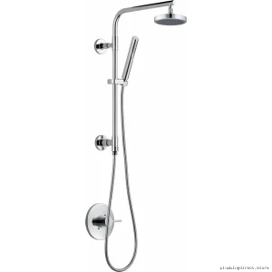 Delta Emerge Round Contemporary Chrome Shower Column Kit DF-KIT21