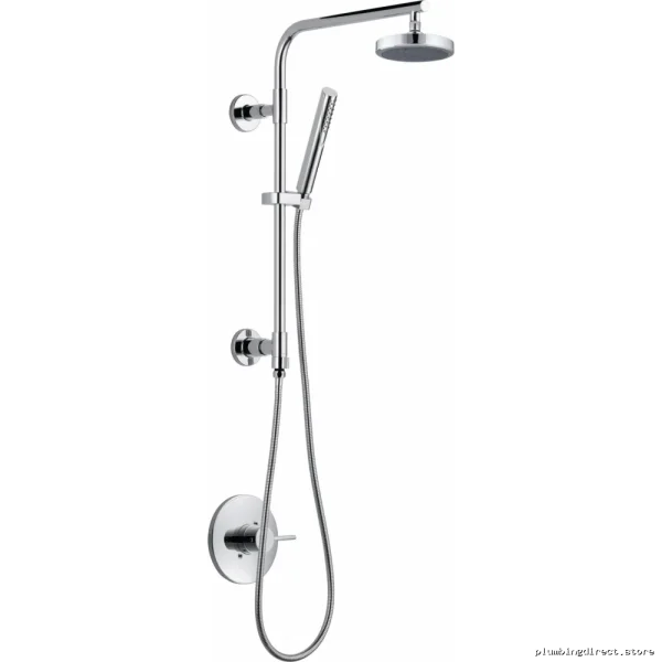 Delta Emerge Round Contemporary Chrome Shower Column Kit DF-KIT21