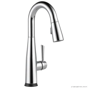 Delta Essa Chrome Pull-Down Kitchen Faucet with Touch Bar 9913T-DST