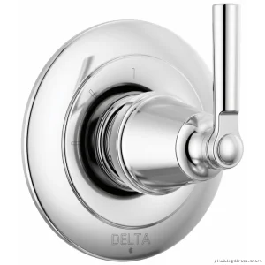Chrome 3-Setting Diverter Trim for Delta Faucets - High-Flow Design T11835 Saylor
