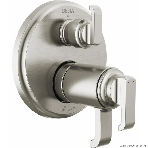Delta Faucet Trim - Tetra TempAssure 17T Adjustable Temperature Diverter in Lumicoat Stainless Steel Model T2 - Image 2