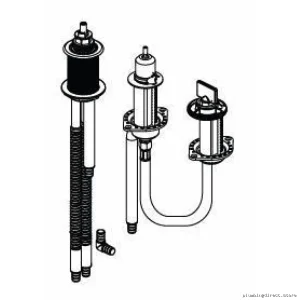 Delta R3707-PX: Flexible 3-Hole Roman Tub Rough-In with Hand Shower, Pex Fit