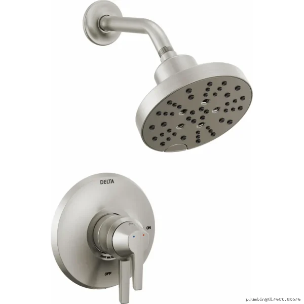 Delta Galeon Monitor 17 H2Okinetic Shower Trim T17272-SS-PR – Luxurious Lumicoat Stainless Steel with Powerful Water Flow - Image 3