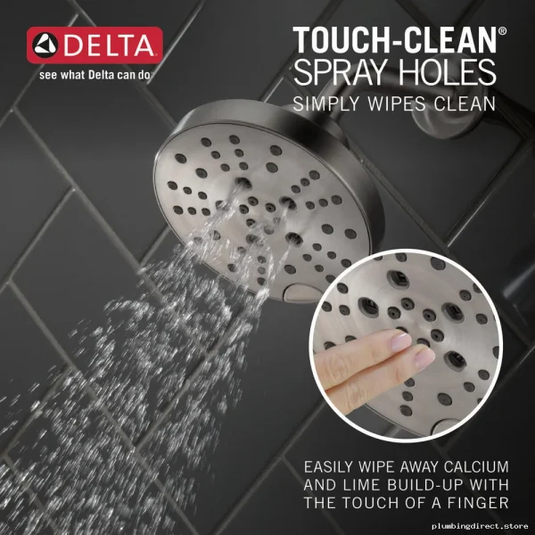 Delta Galeon Monitor 17 H2Okinetic Shower Trim T17272-SS-PR – Luxurious Lumicoat Stainless Steel with Powerful Water Flow - Image 5