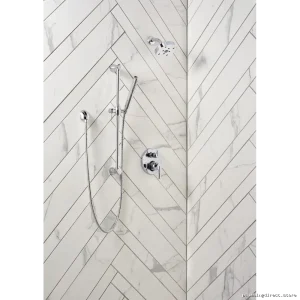 Grail Single Spray Hand Shower with Slide Bar - Stainless Steel Model 57085-SS Delta