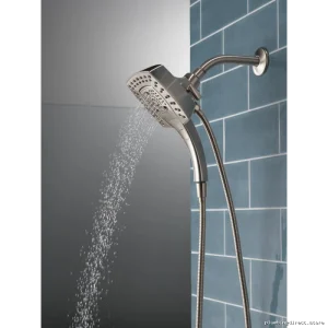 Delta H2Okinetic 2-in-1 Shower Head with Handheld Spray Stainless Steel