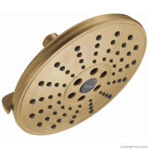 Delta H2Okinetic Rain Shower Head - Champagne Bronze Finish