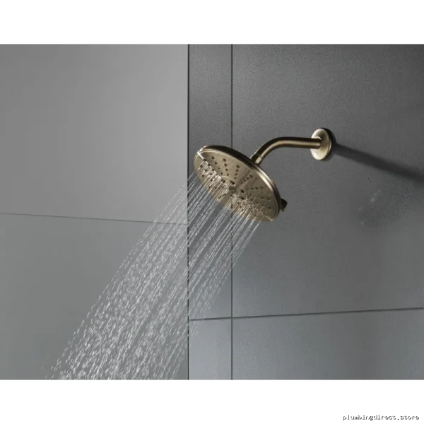 Delta H2Okinetic Rain Shower Head - Champagne Bronze Finish - Image 3